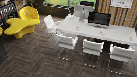 Кварцвиниловая плитка (Елочка) Alpine Floor PARQUET LIGHT Дуб Антарес ЕСО 13-19